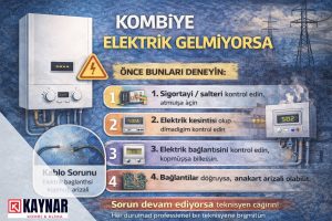ECA Kombi Elektrik Gelmiyor
