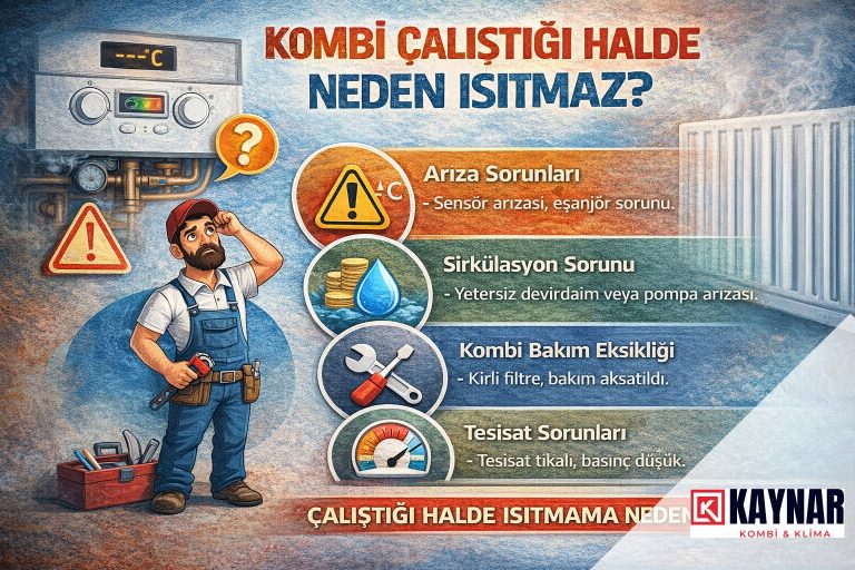 Kombi çalıştığı halde neden ısıtmaz