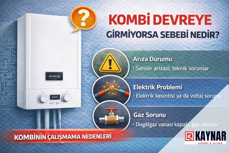 Kombi devreye girmiyorsa sebebi nedir