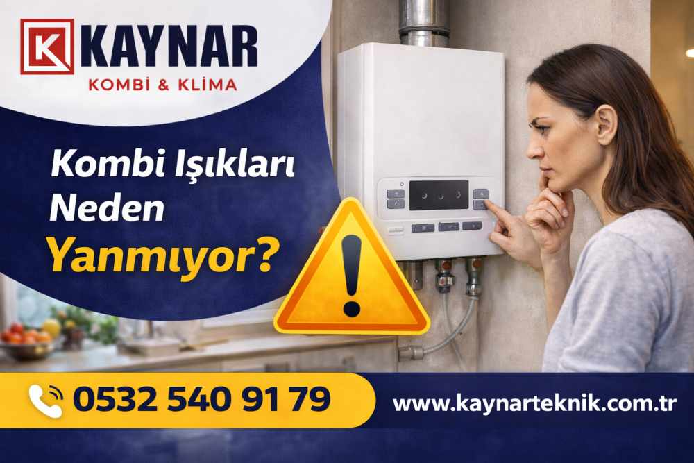 Kombi ışıkları neden yanmıyor