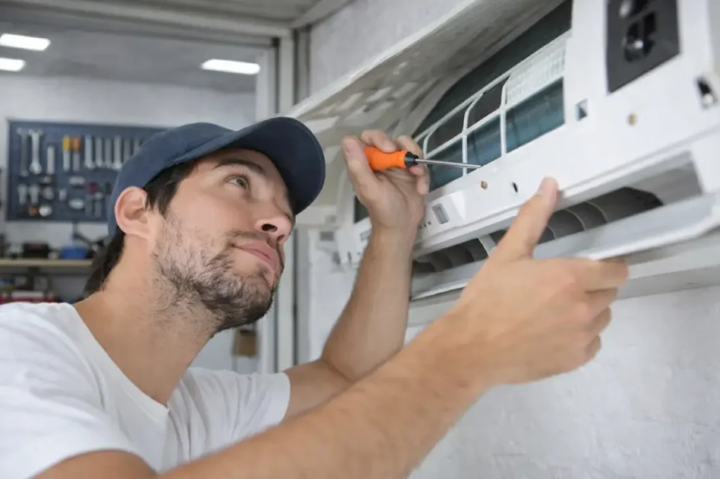 hızlı ve güvenilir klima montajı yapan teknik servis ustası klima kurulum ve montaj hizmeti