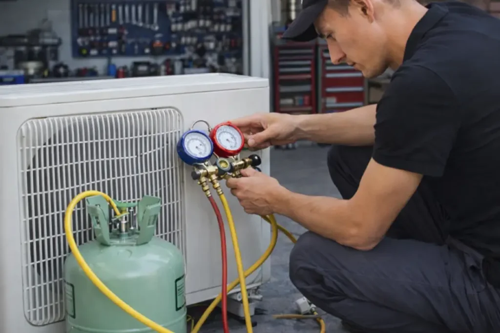 klima gaz dolumu ne kadar sürer klima gaz basımı yapan teknik servis ustası