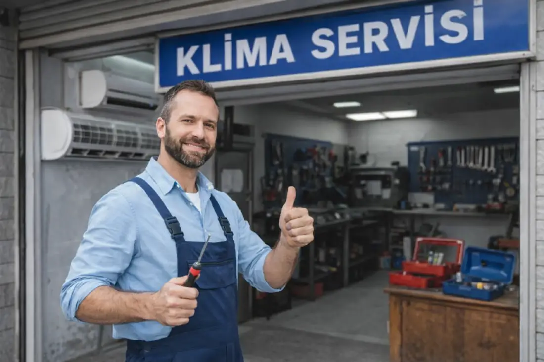 klima servisi klima bakım ve onarım hizmeti veren teknik servis ustası klima tamiri ve bakım işlemi