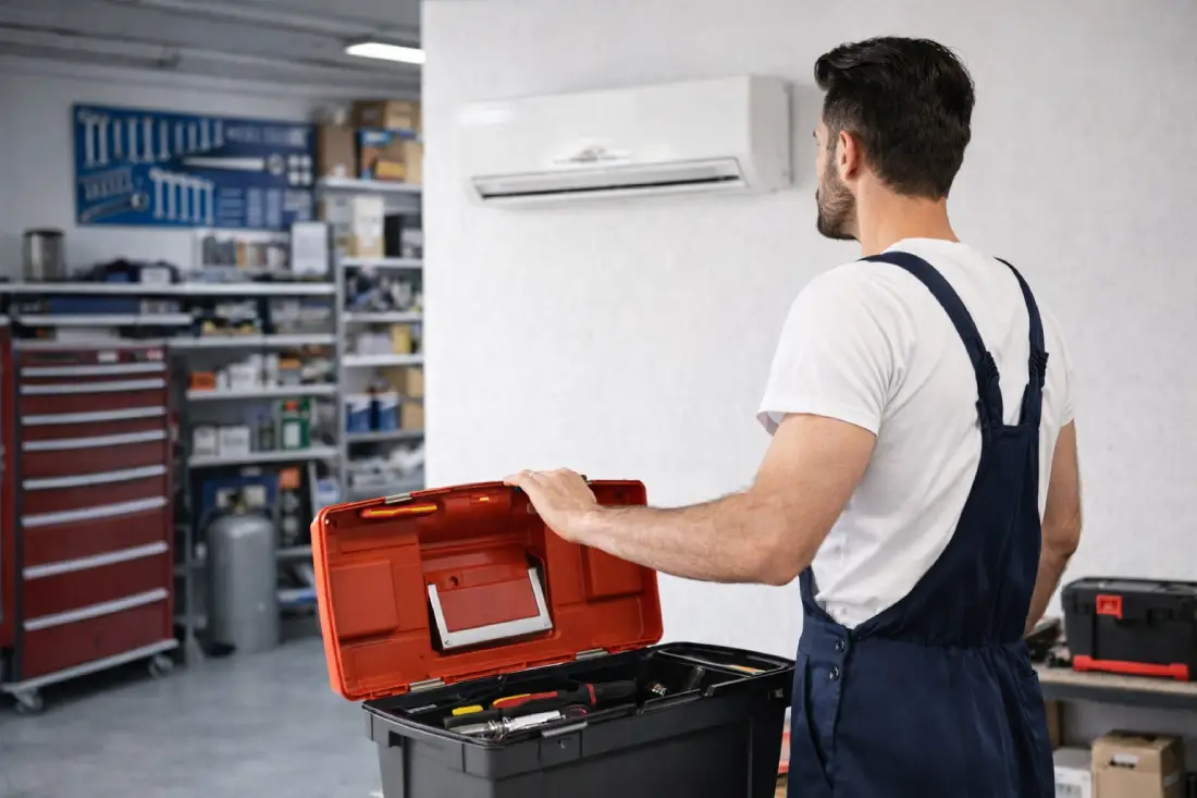 Maltepe Arçelik Klima Servisi Yapan Teknik Servis Ustası Split Klima Bakım Ve Onarım İşlemi